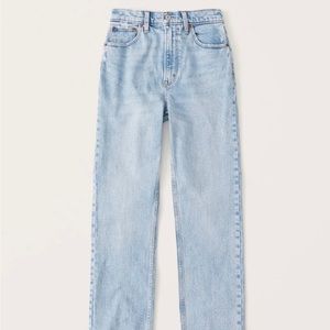 Abercrombie 90s High Rise slim straight jean